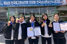 화성 향남고, 중·고회장배펜싱 여고 에페 ‘3연패’ 쾌거
