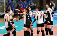 수원시청, 실업배구연맹전 여자부 3연패 강스파이크