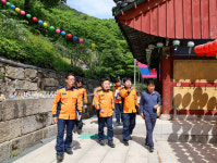 의왕소방서, 부처님 오신 날 대비 ‘청계사’ 화재 예방 컨설팅