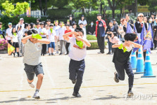봄날 운동회 열린 수원 숙지초등학교 [포토뉴스]