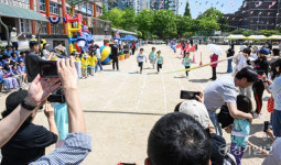 봄날 운동회 열린 수원 숙지초등학교 [포토뉴스]