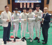 화성시청, 男 일반 플뢰레 단체전 대역전 드라마 우승