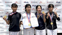 안산G스포츠·발안중, 여중 사브르·에페 ‘패권’