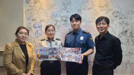 용인동부경찰서, 용인예술과학대와 협업 웹툰 제작…교통사고 예방 총력