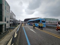 수원역 환승센터서 시내버스 간 충돌사고···7명 부상