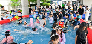 물놀이 하며 더위 식혀요…2024 안산 여르미오페스티벌 개최 [포토뉴스]
