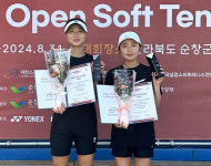 화성시청 이한결·김고은, 순창국제소프트테니스 女복식 준우승