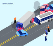 광명 제2경인고속도로서 차량 7대 추돌…4명 부상