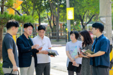 김종석 수원 권선구청장, 입북동 통학로 위해 현장 방문 추진