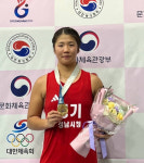 복싱 여일반부 미들급 금메달 선수진(성남시청) [전국체전]