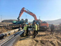 강화 교산천 작업장서 중장비 전도… 40대 작업자 길병원 이송