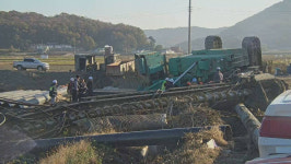 강화 교산천 작업장서 중장비 전도… 40대 작업자 길병원 이송