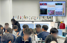 용인 이현중학교서 펼쳐진 AI 미술 수업 ‘눈길’