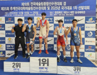 수원 곡정고, 레슬링종합선수권 자유형 3체급 석권