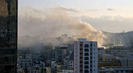 인천 구월동 로데오거리 상가 불…일대 연기 솟아