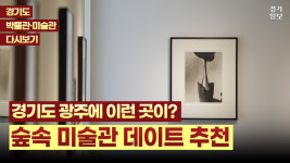 [영상] 숲속의 나무가 액자가 되는 미술관…광주 닻미술관