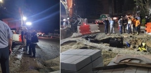 광주 신현동 일대 수도관 파손….8시간여 동안 단수로 1만가구 불편