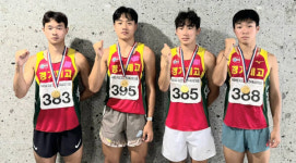 경기체고, 익산 전국육상 남고 400m계주 시즌 4관왕 ‘질주’