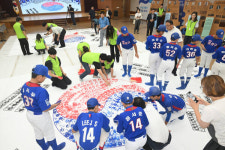 수원 권선구청, 손도장 태극기 제작 [포토뉴스]