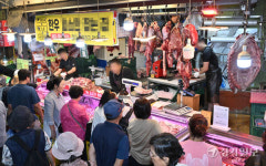 추석 대목 맞은 수원 못골시장 [포토뉴스]