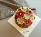 앙금플라워떡케이크고미케이크