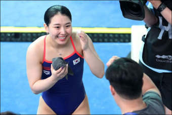 김수지, 광주세계수영선수권 한국 선수단 첫 메달…깜짝 쾌거