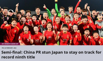 여자축구, 아시안컵 첫 우승 도전의 결승 상대는 중국…중국, 승부차기서 일본 격파