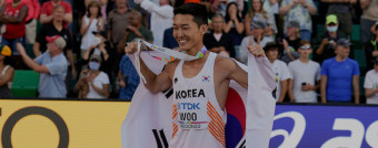 우상혁, 6년 만에 아시아육상선수권 정상 탈환