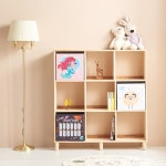 H6337 3단 9칸 삼나무 책장 1color : 에버모스트