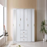 H4240 슬라이드 옷장 800 (거울미포함) 2colors : 에버모스트
