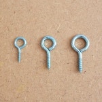 st2 30p 원형고리 나사못(혼합) 원형 고리나사ㄴ나사못 피스 나사 볼트 공구철물l : 모두모2