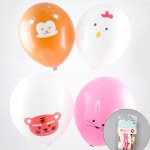 동물농장 A타입 33번 스마트케이스풍선 4개입 : 명일스토어