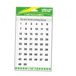 숫자스티커(307/백색)F414 : 파이브커머스