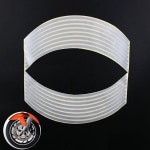 바퀴 휠라인 유광스티커 실버 : 모모네마트로