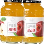 초록원 사과잼 2kg(1kgx2병) : 휴먼메이커
