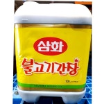 업소용 식당 음식점 삼화 불고기간장 13L 실온보관 : 더블투문