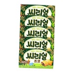 롯데씨리얼 씨리얼초코과자 곡물로만든초콜릿과자 5개 : 와이앤디플랜