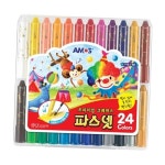 아모스 파스넷크레파스.24색. : 다오스