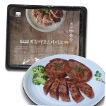 미트팜 떡갈비맛 스테이크 (국내산돈육) 600g : 휴먼메이커