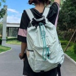 나일론 여행 패션 백팩 여자 데일리 대학생 스트링 경 : 바이더시카