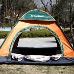 3-4인용 원터치 돔 텐트 그늘막 캠핑 야외 쉐이드 휴양 휴식 자연 여유 휴가 캠프 탐험 : 액티브로드