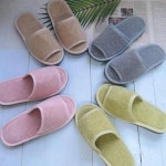 R 거실화 실내화 동절기용 지압 실내화 소음제로 국내산 슬리퍼 색상랜덤 층간소음방지 층간소음슬리 청소 : 믿음store