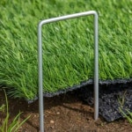 초록농장잔디고정핀100p세트(10cm)부직포멀칭핀 : 사월store