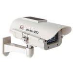 모형 보안 가짜 모조 방범용 감시카메라 감시장치 옥외형 CCTV : 럭키댕댕스토어