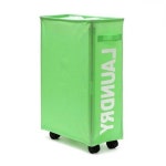 수납 접이식 그린 틈새 세탁물 이동식 EDT 빨래통 : 삼월store