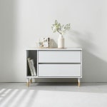 G9182 2단 서랍 선반 수납장 800 3colors : 일덴스쇼핑