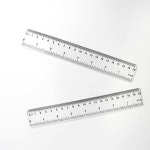 자 학용품 투명 투명자 플라스틱 20cm : 에이셀링람