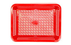 유진 신갈비소쿠리 2호 학교바구니 책상바구니 낮은 사각 소쿠리 5개 1세트 : 대성 플라스틱 바구니