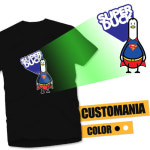 Super Duck - 덕스토리 에디션 커스텀매니아 디자인 티셔츠 : 커스텀매니아