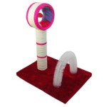 그루밍 스크래쳐포스트-레드 : 담벼락고양이